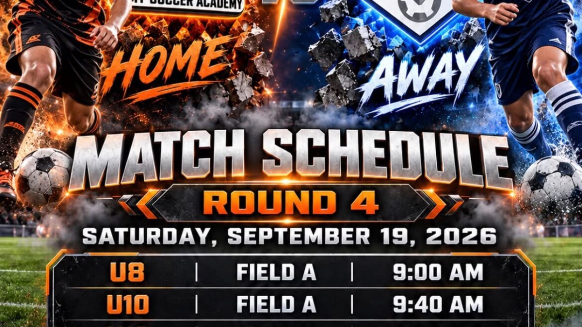 Match schedule – Round 4
